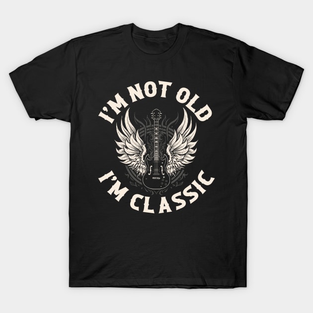 Classic Guitar Funny Guitar Gift T-Shirt by CatRobot